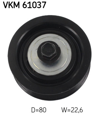 Rolka prowadząca pasek wieloklinowy VKM 61037 SKF